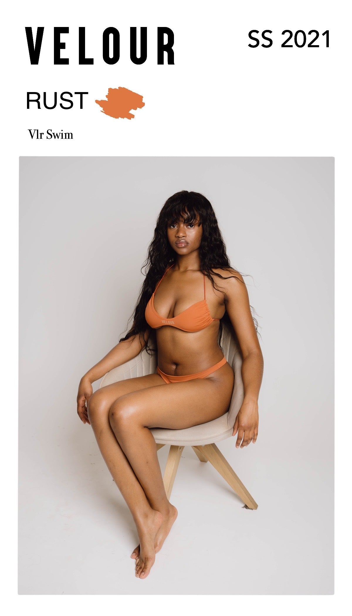 Rust Vlr Swim Bikini Bottom
