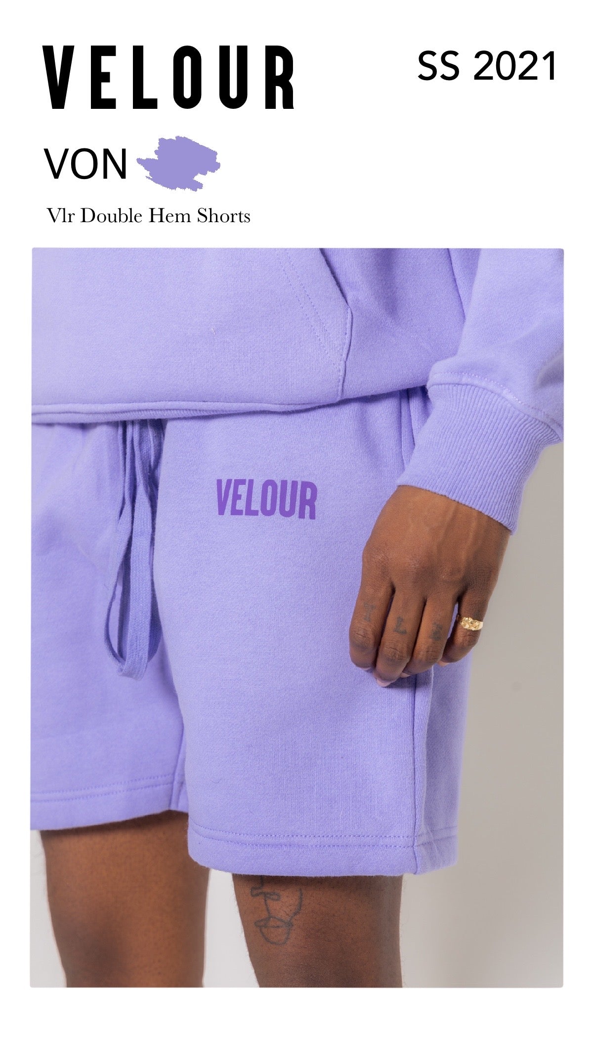 Von Double Hem Shorts - Unisex
