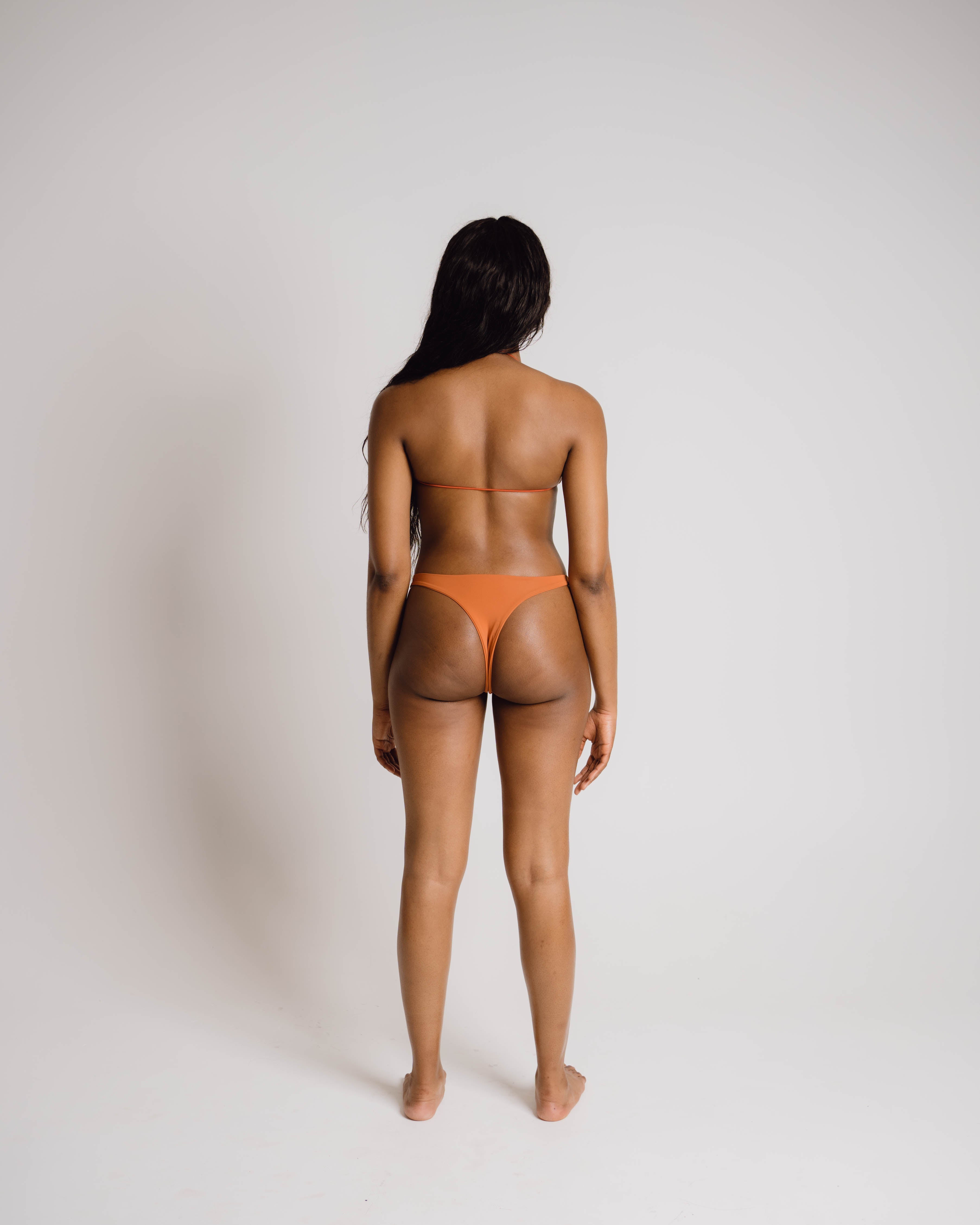 Rust Vlr Swim Bikini Top